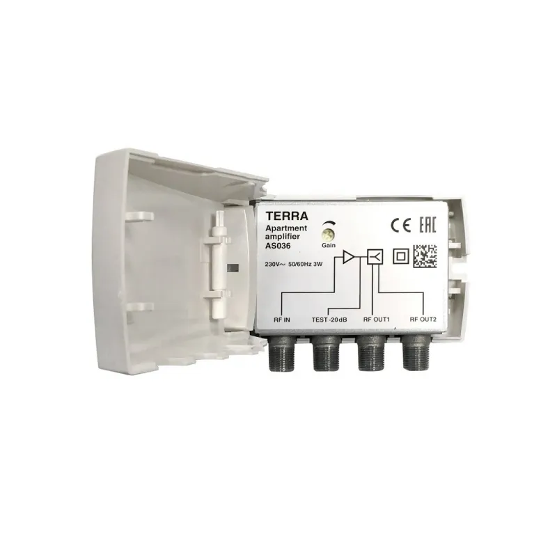 Купить Усилитель Terra AS036 1-69, 20db, 100dbmkV, x2
